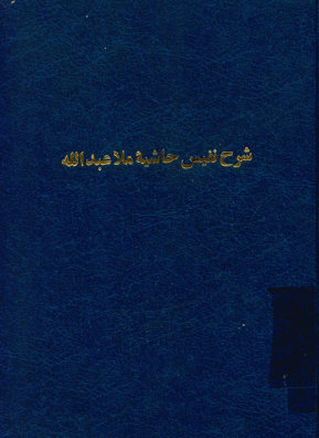 شرح نفیس حاشیه ملا عبدالله
